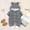 Gray, variant on Herrnalise Newborn Baby Girls Boys Winter Warm Coat Knit Outwear Hooded Jumpsuit