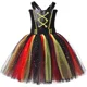 thumbnail image 3 of Disfraz de capitán pirata para niñas, vestido de tul con purpurina para fiesta de carnaval de Halloween, disfraz de pirata con tutú elegante para niñas pequeñas, 3 of 5