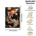 thumbnail image 6 of Fluffy and Soft Koi Fish Pattern Throw Blanket - Perfect for All Seasons, 6 of 10
