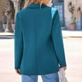 thumbnail image 5 of Dgankt Blazers for Women Fall Fashion Bussiness Casual Blazers Open Front Long Sleeve Jacket with Shoulder Pads,Size S-2XL, 5 of 9