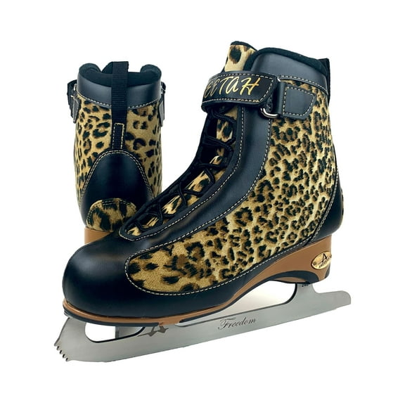 Women’s American Soft Boot Cheetah Figure Skate