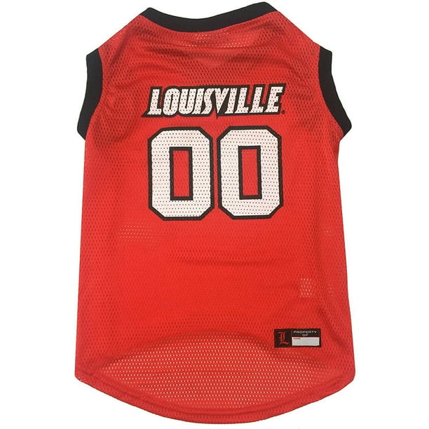 Pets First Pets First NCAA Louisville Cardinals Basketball Mesh Jersey Licensed, Brand NEW