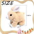 thumbnail image 5 of 3PCS Interactive Bunny Toys for Kids Easter Bunny Plush Educational Bunnies Can Walk and Talk Easter Hopping Rabbit Stuffed Animal with Wiggle Ears Twitch Nose, 5 of 8