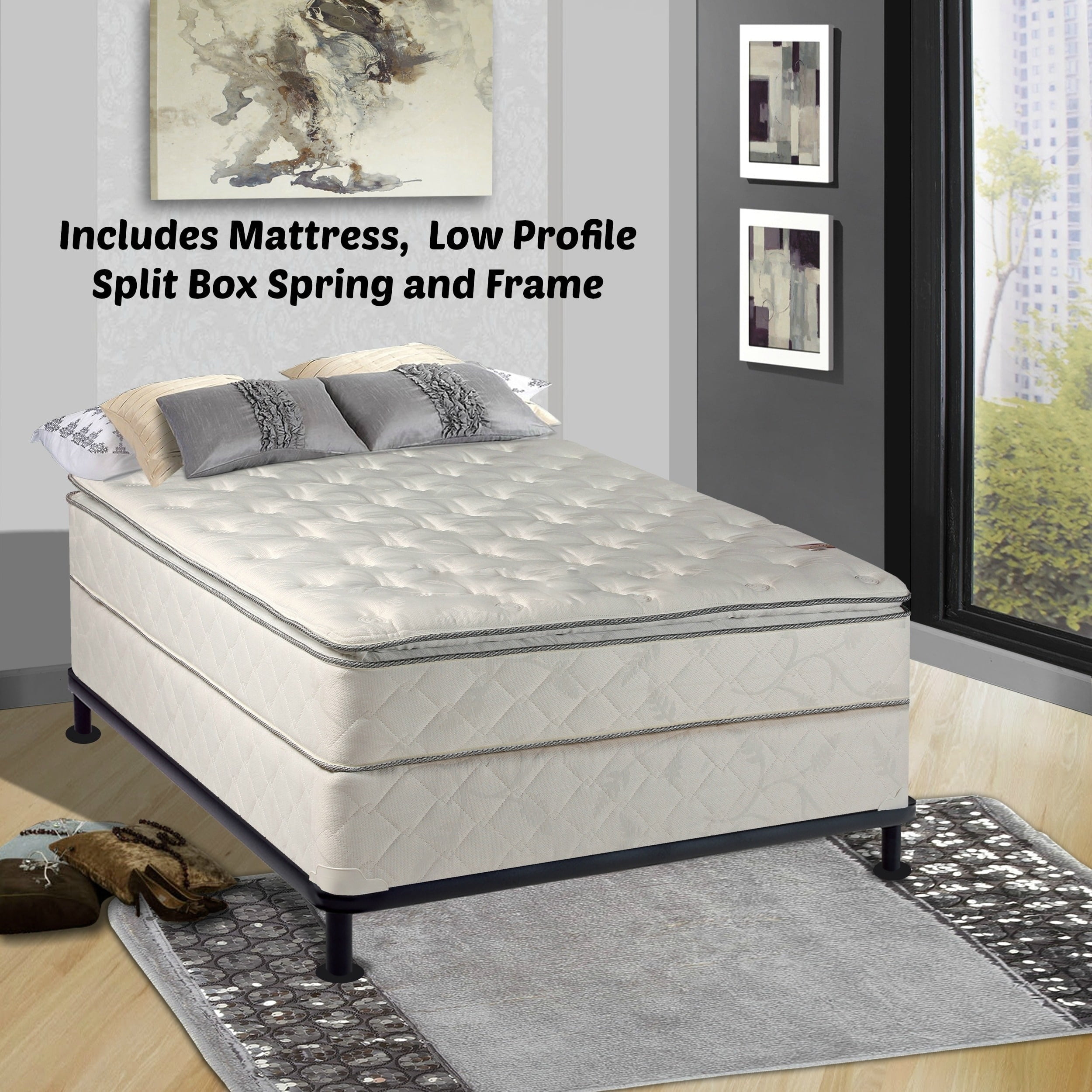 Continental Sleep , Medium Plush Pillowtop Orthopedic type Mattress and