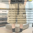 thumbnail image 2 of breaise Boys Cargo Shorts Elastic Waist Running Hiking Bermuda Shorts Knee Length Summer Shorts with Pockets, 2 of 5