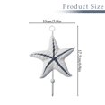 thumbnail image 3 of Mediterranean Style Wood Wall Hooks, 1pc Coastal Decorative Coat Hooks, Fish Shell Marine Seabird Nautical Design for Home Organization, 3 of 9