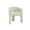 Beige - Linen, variant on Guyou Modern Boucle Dining Chairs, Barrel Velvet Side Chair with Curved Backrest and Arms, Comfy Dressing Vanity Chairs, Upholstered Kitchen Chairs for Living Room Bedroom Dining Room, Khaki
