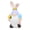 T267A, variant on Easter-Bunny-Ornament Resin Bunny-Dwarf-Doll Figurines Easter Home-Decor Farmhouse-Rustic Cute Easter with