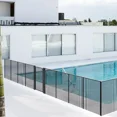 thumbnail image 1 of Domi 5FT x 48FT DIY Pool Safety Fence – Removable Black Mesh Fence for Inground Pools, Outdoor Backyard Swimming Pool, Garden Pool Protection, 1 of 6