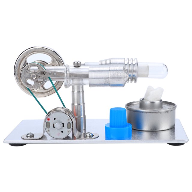 Generador En Miniatura De Motor Stirling Tipo T Modelo Educativo