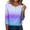 zb-Multicolor, variant on Hvyesh 3/4 Sleeve Tops for Women Henley Shirt Dressy Tie Dye Tunic T-Shirts Spring Summer Lightweight Going Out Top