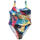 thumbnail image 1 of Greeniant Traje de baño de sin mangas con espalda abierta y estampado de graffiti para mujer Traje de baño Vistoso 4XL Greeniant OD001445-08, 1 of 6
