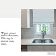 thumbnail image 3 of Versailles - Cordless Roman Shade, Augustus Collection, Darkening Fabric, 48" x 63", Ivory, 3 of 9