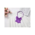 thumbnail image 5 of INSPIRE CHIC Women's Pre-Tied Bowknot Bow Tie Adjustable Strap Bowtie Solid Color One Size Purple, 5 of 6