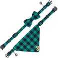 thumbnail image 3 of LAICAIW Breakaway Cat Collar with Bells-2 Pack Cat Collar with Bells, Cat Collars with Bandana, Accessories for Pet Collars, Adjustable for Cats and Small Dogs, 3 of 6