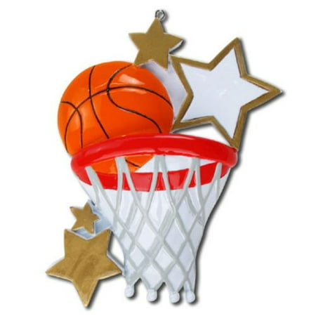 Basketball Sport Personalized Christmas Tree Ornament X-mass