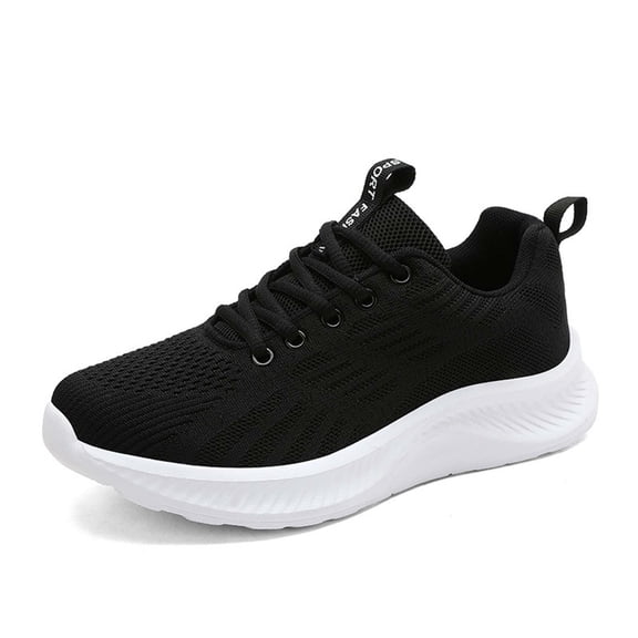 Tennis Shoes Womens Sneakers Breathable Mesh Walking Shoes Arch Support Orthopedic Athletic Workout Gym Running Shoe for Travel Jogging Sports Cross Training