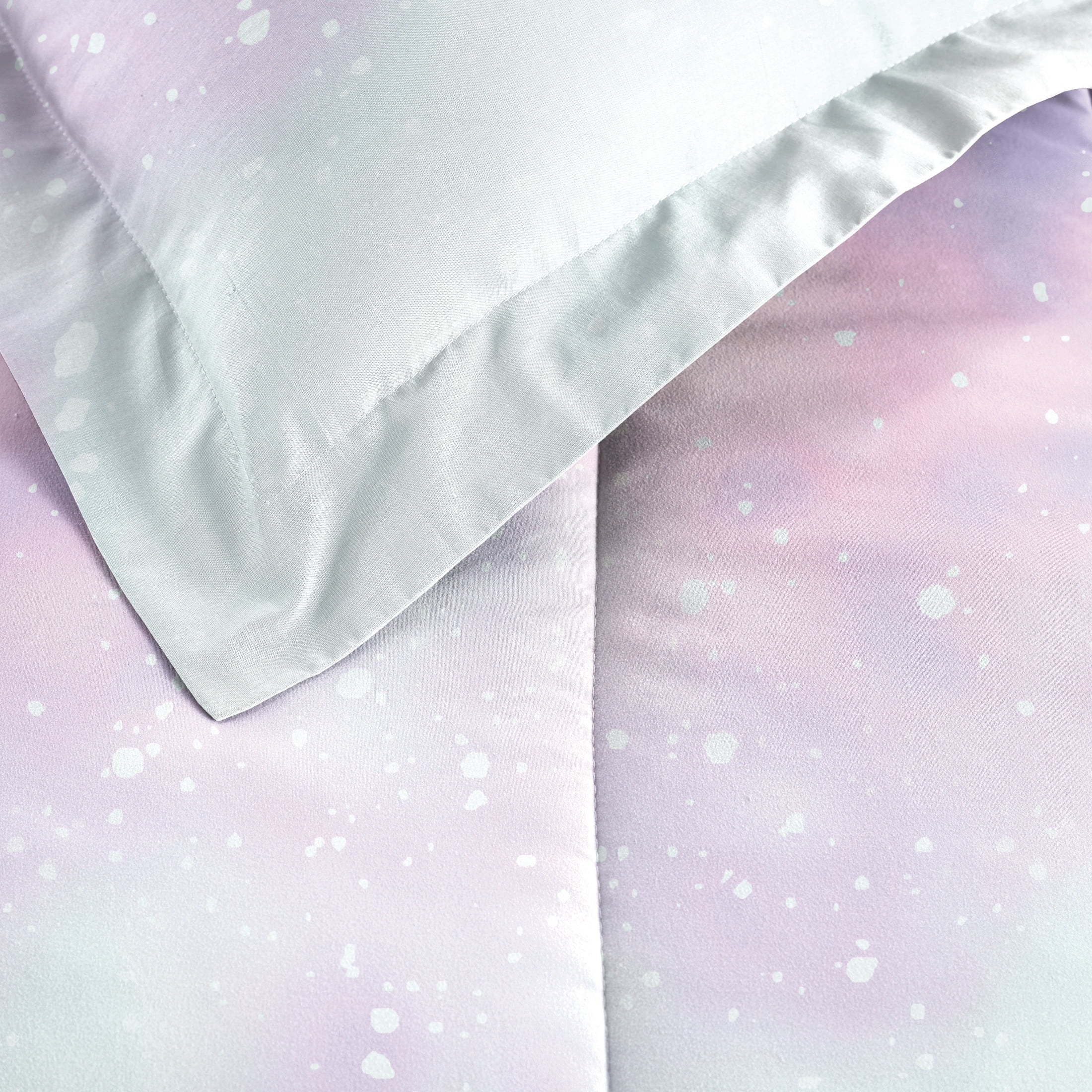 Dream Factory Twilight Full 7 Piece Comforter Set, Polyester, Microfiber, Pink, Child, Unisex