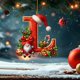 thumbnail image 1 of Adornos Navideños Colgantes con 26 Letras para Árbol de Navidad, Adornos Navideños Personalizados para Hacer Tú Mismo, Decoración Navideña, Decoración Colgante para Árbol de Navidad., 1 of 5