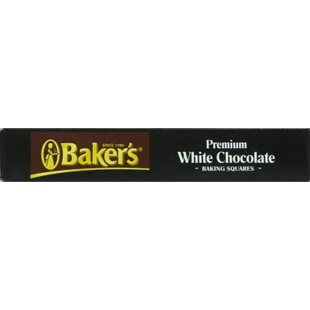 Kraft Baking & Canning Baker's Baking Premium White Chocolate Squares, 6 oz