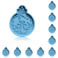 thumbnail image 3 of Inteprter Molde de resina de silicona para Navidad, moldes antiadherentes, molde temático de Navidad, decoraciones escolares para interiores, fundición Tipo 2 10piezas Inteprter CBP181191, 3 of 4
