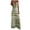Beige, variant on IROINNID Women's Sundress Fashion Holiday Summer Sleeveless V Neck Sexy Long Dress Prints Drop Waist Dress