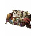thumbnail image 2 of Easter Couch Cover, Spring Watercolor Eggs Flowers Leaf Plant Sofa Cover Blanket for 1 Seat Cushion, Sectional Sofa Slipcover Furniture Protector for Living Room Bedroom 71''x91'', 2 of 9