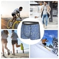 thumbnail image 7 of Men's Boxer Briefs, blue math number Soft Comfy Mens Underwear Boxer Briefs Breathable With Widen Waist, 7 of 7