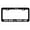 Black/White, variant on Hike More Worry Less License Plate Frame Mountains Adventure Await/Car Accessories Auto License Plate Frame Car Tag Holder (Chrome/D.Pink)