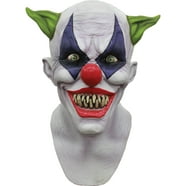 Clown Adult Halloween Mask with Wig - Walmart.com