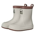 thumbnail image 5 of LYHaoo Girls Rain Boots Mid Calf Kids Booties For School Outdoor Play Comfortable Non Sole Lightweight Durable Everyday Wear Sizes 13 Beige(Big Kid), 5 of 5