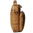 thumbnail image 6 of Cowhide Leather Men's Messenger Crossbody w Top Handle & Removable CB Strap, 6 of 10
