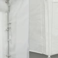 thumbnail image 4 of King Canopy 20 ft x 20 ft Carport Canopy Polyethylene Sidewall Kit w/ Bug Screen Windows, 4 of 5
