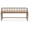 thumbnail image 2 of Magnussen Home Lindon Belgian Wheat Low Back Arm Bench, 2 of 9