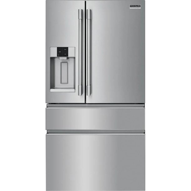 Frigidaire Professional Prmc2285af 21 8 Cu Ft Stainless Counter Depth French Door Refrigerator Walmart Com Walmart Com