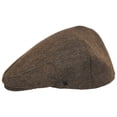 thumbnail image 3 of Bird Rock Herringbone Wool Blend Ivy Cap - XXL - Mocha, 3 of 5