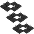 thumbnail image 3 of 20 deslizadores de muebles con clavos, cuadrados, para patas de silla, almohadillas deslizantes para alfombras, pisos de madera, muebles, armarios, sillas, protectores de suelo, 3 of 8