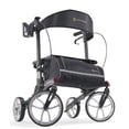 thumbnail image 5 of Comodita Tipo Petite Compact Rollator with Double Fold Action and Extra Large 10" Aluminum Front Wheels (Metallic Graphite), 5 of 7