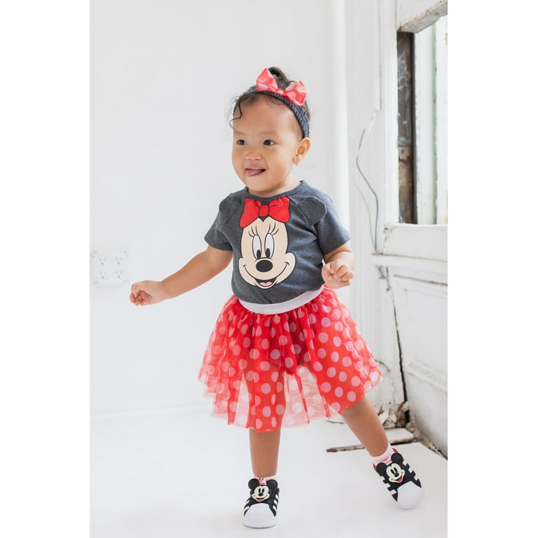 Minnie Mouse Costume Bodysuit for Baby – Red