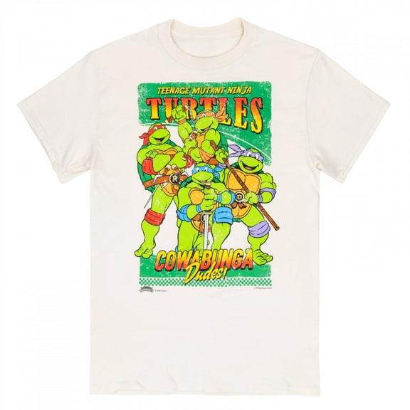 Teenage Mutant Ninja Turtles Cowabunga Dudes! T-Shirt-2XLarge