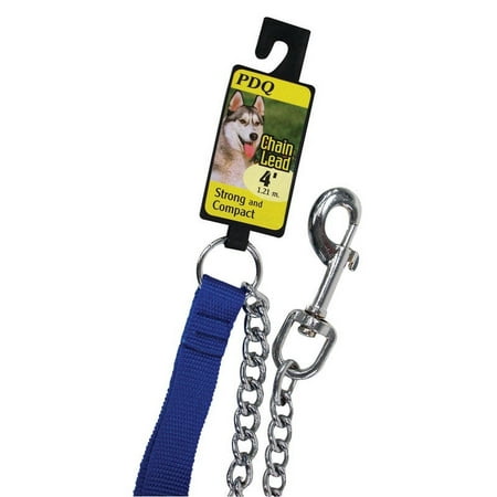 UPC: 0072929125409 | PDQ Silver Chain Lead Steel Dog Leash Small/Medium