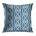 thumbnail image 1 of EREHome Fret Geometric Trellis Pattern Graphic Intersecting Lines Overall Overlapping Pillow Case Pillow Cover 18x18 inch Throw Pillow Covers, 1 of 1