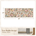 thumbnail image 2 of SIXHOME 2'x6' Runner Rug Floral Washable Rugs for Living Room Bedroom Dining Room Soft Vintage Flower Non Slip Carpet Indoor Rug Beige, 2 of 5