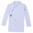 thumbnail image 4 of MERIGLARE Chef Coat Chef Jacket Catering Chef Wear Waiter Waitress Apparel Cooking Uniform White XL, 4 of 9