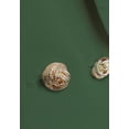 thumbnail image 3 of Saco corto cruzado doble botón Olivo, 3 of 3