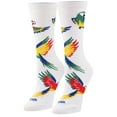 thumbnail image 4 of Cool Socks Parrot Fun Print Novelty Crew Socks for Women, Size 5-10, 4 of 6