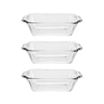 thumbnail image 1 of Molde para pan de vidrio Anchor Hocking 1,4 L, juego de 3, 1 of 1