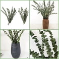 thumbnail image 4 of Bewildely 10PCS / Bundle Ramo de hojas verdes Ramo de flores secas Flores reales secas al aire natural Ramas de flores secas Decoración de flores de boda Decoración del hogar 40-50cm Bewildely HA039741-02, 4 of 6