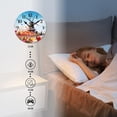 thumbnail image 4 of Battery Operated Analog Wall Clocks Non-Ticking Silent Modern Clock Decorative for Home,Office-Dutch Windmill Surrounded By Floating Tulips Against The Blue Sky(10inch), 4 of 4