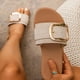 thumbnail image 4 of Amzcrzy Zapatos de mujer,Zapatos de mujer,Zapatillas de mujer, Sandalias y pantuflas planas con estampado de leopardo para mujer con hebilla de metal Sandalias Mujer Zapatillas De Casa, 4 of 9
